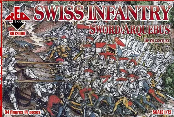 Red Box - Swiss Infantry (Sword/Arqebus) 16th cent 